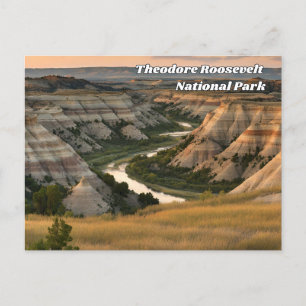 Theodore Roosevelt Nationalpark Postkarte