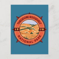 Theodore Roosevelt Nationalpark Retro Kompass