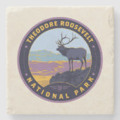 Theodore Roosevelt Nationalpark Steinuntersetzer (Vorderseite)