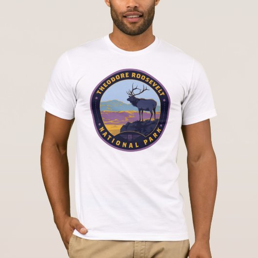 Theodore Roosevelt Nationalpark T-Shirt (Vorderseite)