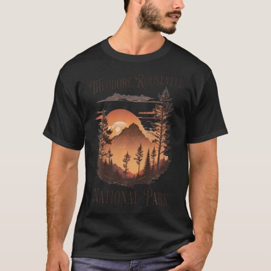 Theodore Roosevelt Nationalpark T-Shirt (Vorderseite)