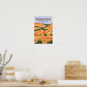 Theodore Roosevelt Nationalpark Vintag Poster (Küche)