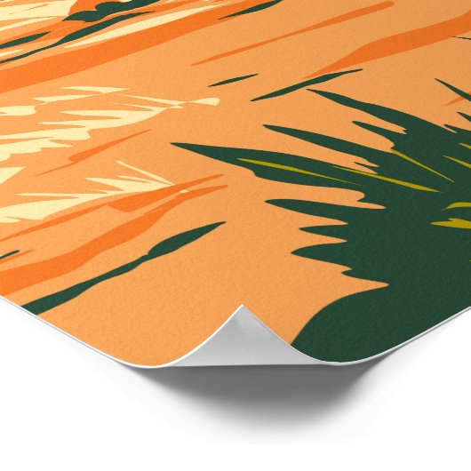 Theodore Roosevelt Nationalpark Vintag Poster (Ecke)