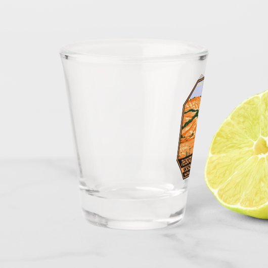 Theodore Roosevelt Nationalpark Vintag Schnapsglas (Links)