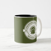 Theodore Roosevelt Nationalpark Zweifarbige Tasse (VorderseiteRechts)