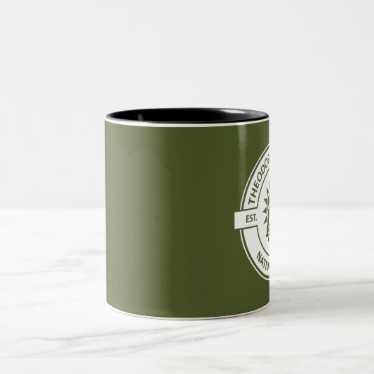 Theodore Roosevelt Nationalpark Zweifarbige Tasse (Mittel)