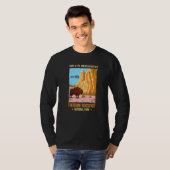 Theodore Roosevelt North Dakota Us National Park V T-Shirt (Vorne ganz)