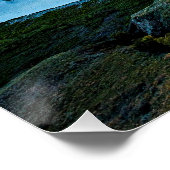 Theodore Roosevelt Park von North Dakota Poster (Ecke)