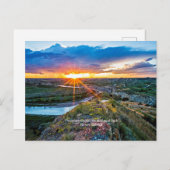 Theodore Roosevelt Park von North Dakota Postkarte (Vorne/Hinten)