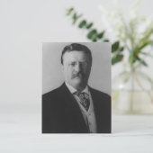Theodore Roosevelt Portrait Postkarte (Stehend Vorderseite)