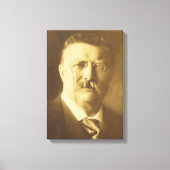 THEODORE ROOSEVELT Portrait von Edward S. Curtis Leinwanddruck (Vorderseite)
