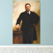 THEODORE ROOSEVELT Portrait von John Singer Sargen Leinwanddruck (Insitu (Holzboden))