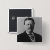 Theodore Roosevelt-Porträt Button (Vorne & Hinten)
