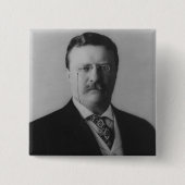 Theodore Roosevelt-Porträt Button (Vorderseite)