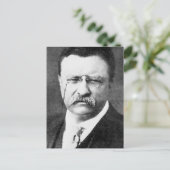 Theodore Roosevelt Postkarte (Stehend Vorderseite)