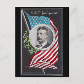 Theodore Roosevelt Postkarte