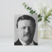 Theodore Roosevelt Postkarte (Stehend Vorderseite)