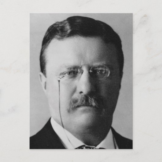 Theodore Roosevelt Postkarte (Vorderseite)