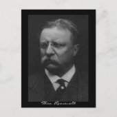 Theodore Roosevelt Postkarte (Vorderseite)