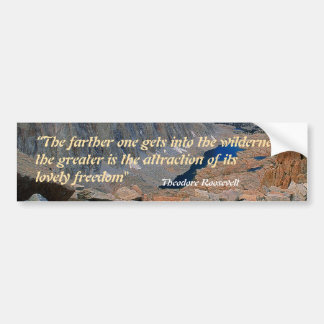 Theodore Roosevelt-Quote Autoaufkleber