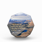 Theodore Roosevelt-Quote Fotoblock (Vorderseite)