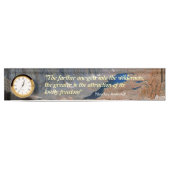 Theodore Roosevelt-Quote Namensplakette (Vorderseite)