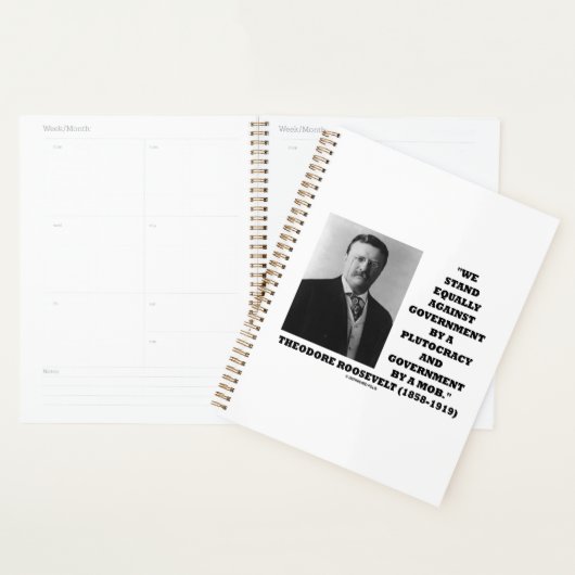 Theodore Roosevelt Stand Government Plutocracy Mob Planer (Anzeige)