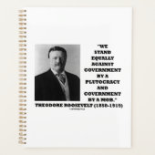 Theodore Roosevelt Stand Government Plutocracy Mob Planer (Vorderseite)