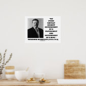 Theodore Roosevelt Stand Government Plutocracy Mob Poster (Küche)