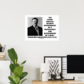 Theodore Roosevelt Stand Government Plutocracy Mob Poster (Heimbüro)