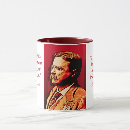 Theodore Roosevelt Tasse (Zentrum)