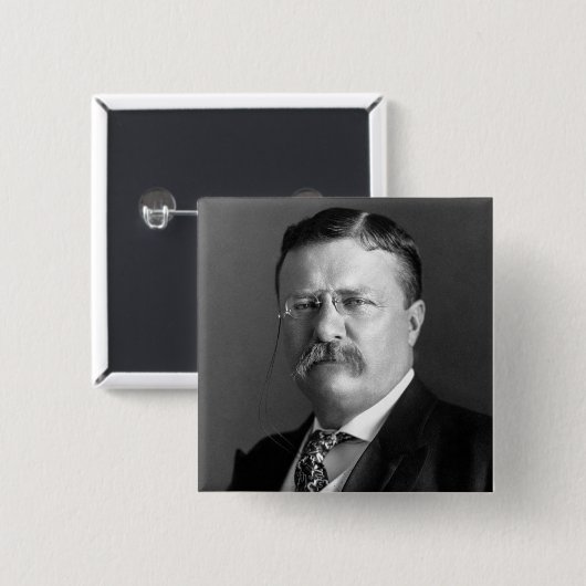 Theodore Roosevelt Teddy Präsident Republikaner Button (Vorne & Hinten)