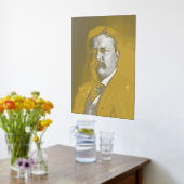 Theodore Roosevelt Teddy Präsident Republikaner Foliendrucke (Ablage(Küche))