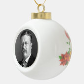Theodore Roosevelt Teddy Präsident Republikaner Keramik Kugel-Ornament (Rechts)
