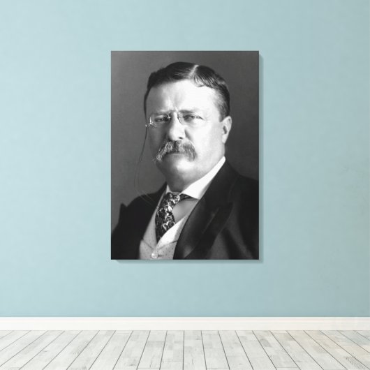 Theodore Roosevelt Teddy Präsident Republikaner Leinwanddruck (Insitu (Holzboden))