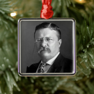 Theodore Roosevelt Teddy Präsident Republikaner Ornament Aus Metall