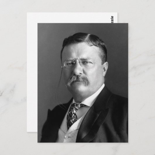 Theodore Roosevelt Teddy Präsident Republikaner Postkarte (Vorne/Hinten)