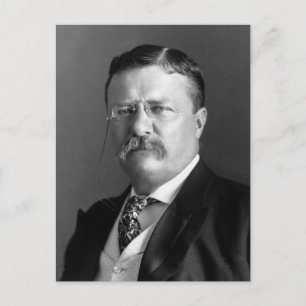Theodore Roosevelt Teddy Präsident Republikaner Postkarte