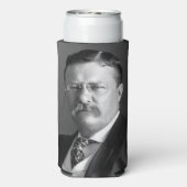 Theodore Roosevelt Teddy Präsident Republikaner Selters Dosenkühler (Seltzer Rückseite)