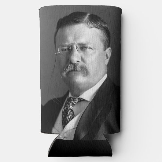 Theodore Roosevelt Teddy Präsident Republikaner Selters Dosenkühler (Rückseite)