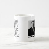 Theodore Roosevelt Treasonable American Public Kaffeetasse (Mittel)