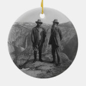 Theodore Roosevelt und John Muir im Keramik Ornament (Hinten)