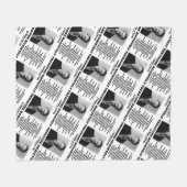 Theodore Roosevelt Wage Mutige Dinge Zitat Fleecedecke (Vorderseite (Horizontal))