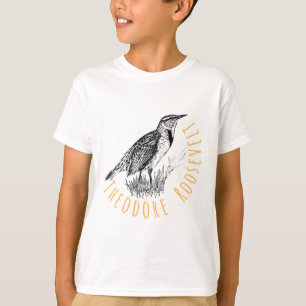 Theodore-Roosevelt-Westliche-Lerche-Park-Logo T-Shirt