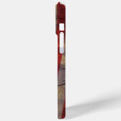 Theodore Roosevelt Zitat über den Hintergrund von Case-Mate iPhone Hülle (Rückseite / Links)