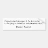 Theodore Roosevelt-Zitate 10 Autoaufkleber (Vorne)