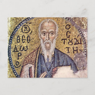 Theodore - Studio Byzantinisches Mosaikikon Postkarte