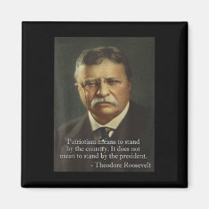 Theodore Teddy Roosevelt Meme _ Anti Trump T-Shirt Magnet