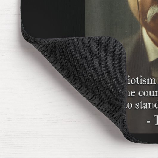 Theodore Teddy Roosevelt Meme _ Anti Trump T-Shirt Mousepad (Ecke)