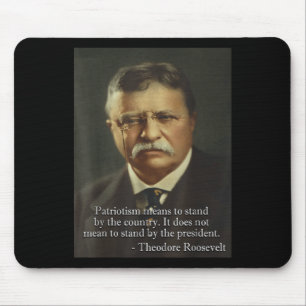 Theodore Teddy Roosevelt Meme _ Anti Trump T-Shirt Mousepad